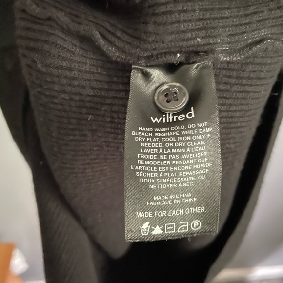 Aritzia Wilfred Cove Dress Black Size XS - Picture 6 of 7